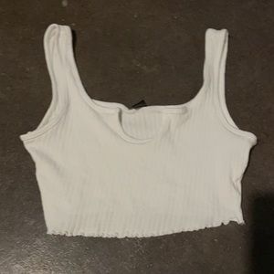 White crop tank